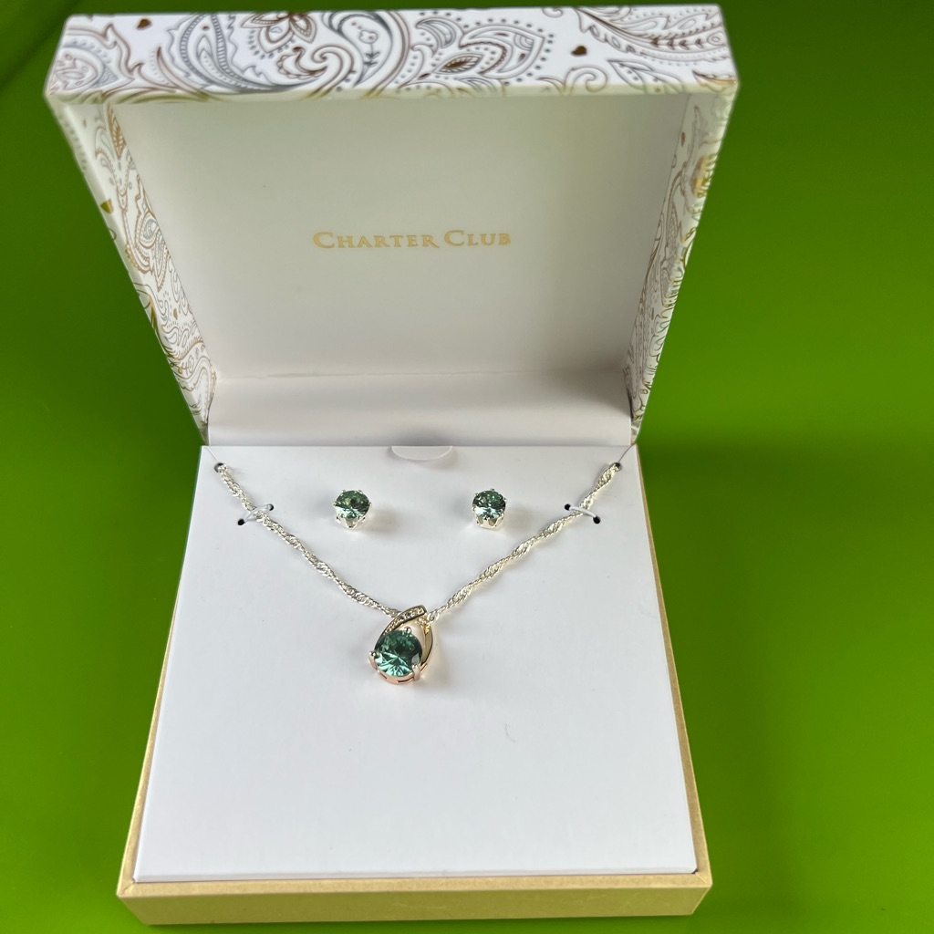 Emerald Green Jewelry Set